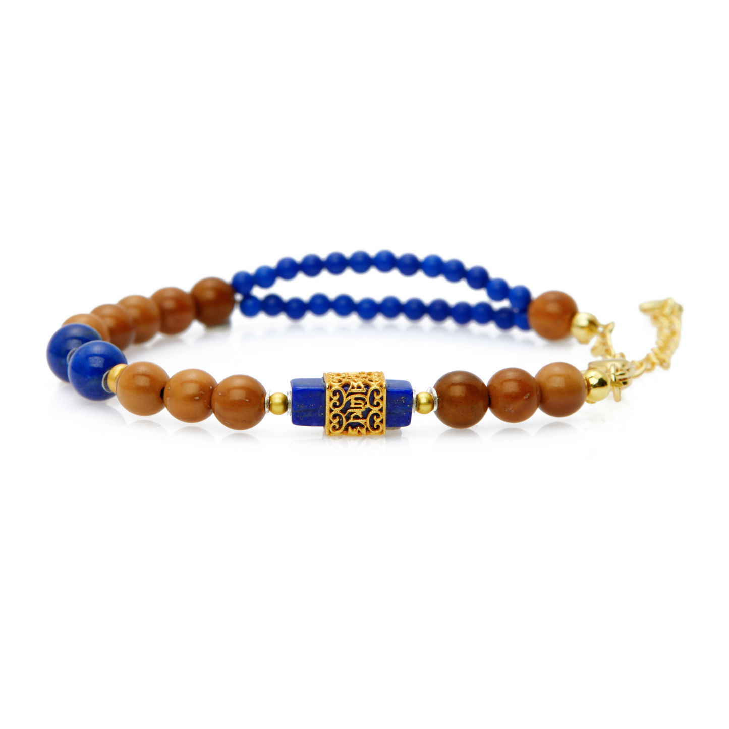 Earth & Sky: Agate & Lapis Lazuli Bracelet