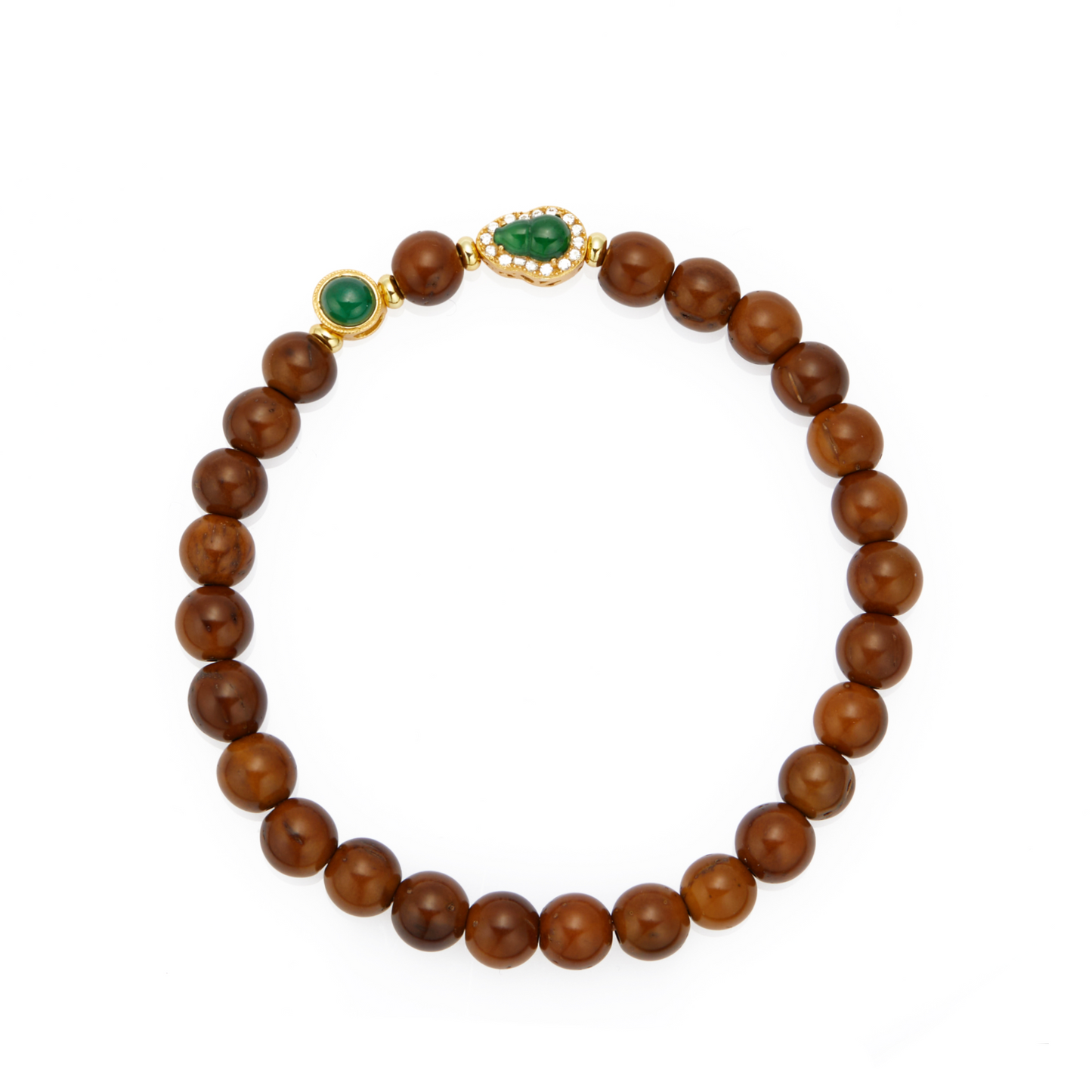 Earthly Love: Red-Brown Agate Bracelet