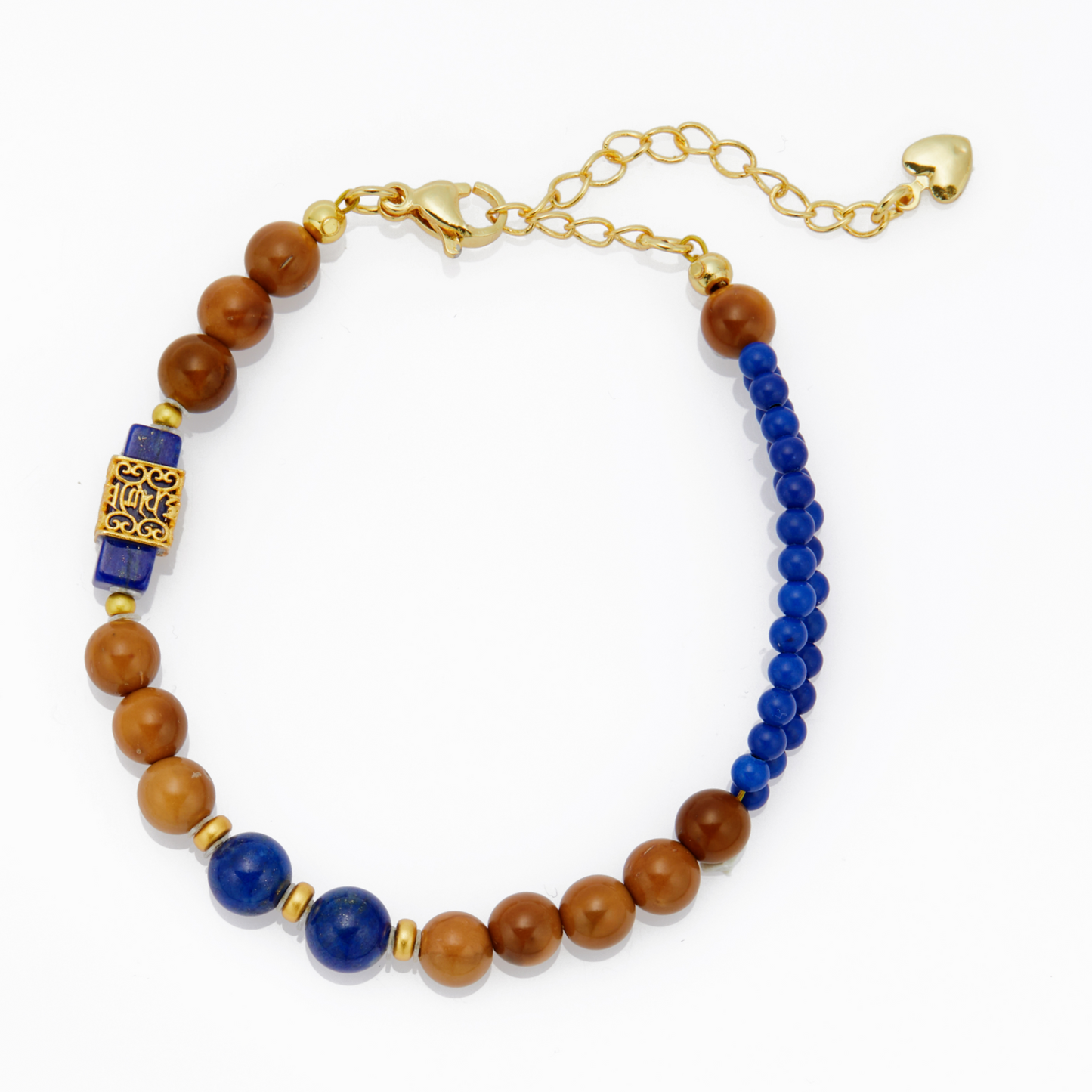 Earth & Sky: Agate & Lapis Lazuli Bracelet